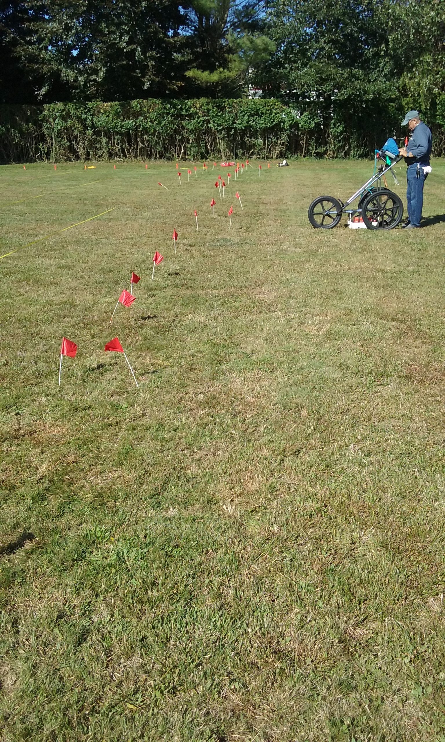 GPR at Old Burial Ground