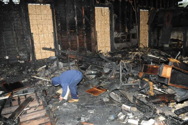 Newsday Yaphank Church fire 12/9/2103